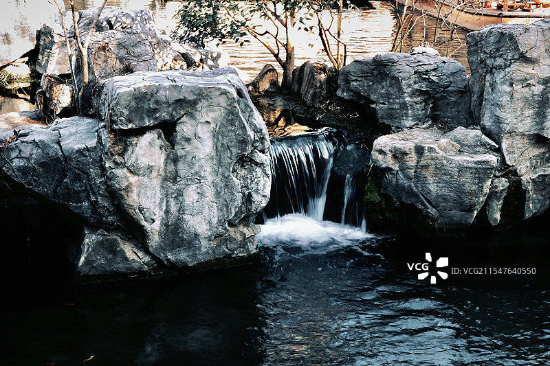 济南黑虎泉图片素材