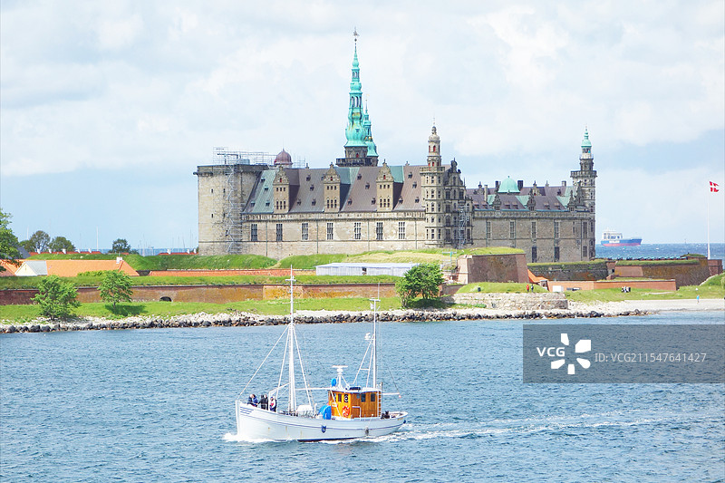 丹麦哥本哈根“哈姆雷特”城堡图片素材