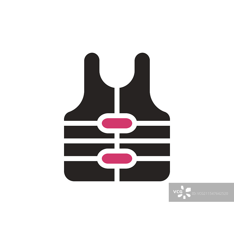 救生衣图标 水上安全设备图片素材