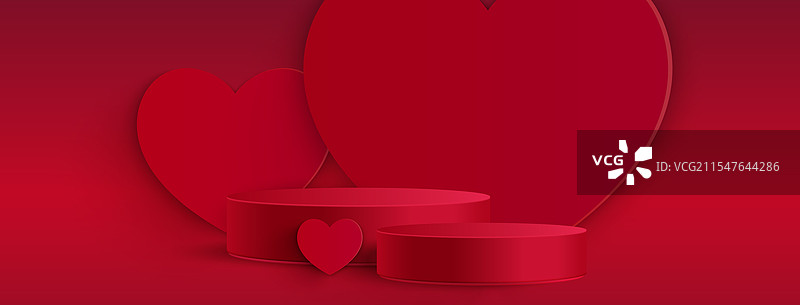 爱情主题的讲台设计图片素材