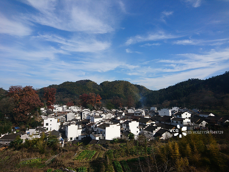 婺源赏秋图片素材