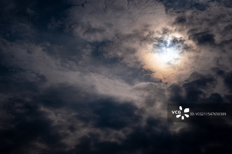 四川省绵阳市户外云彩图片素材