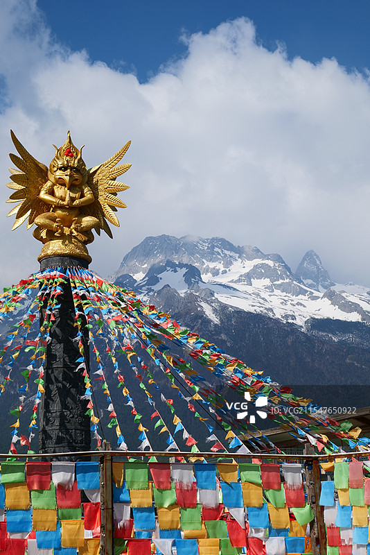 云南丽江玉龙雪山景区图片素材