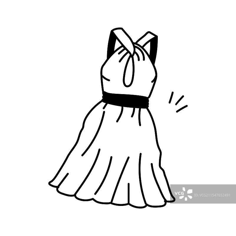 吊带裙图片素材