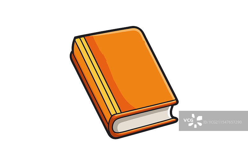 可爱的快乐书本图标，带有富有表现力的眼睛和图片素材