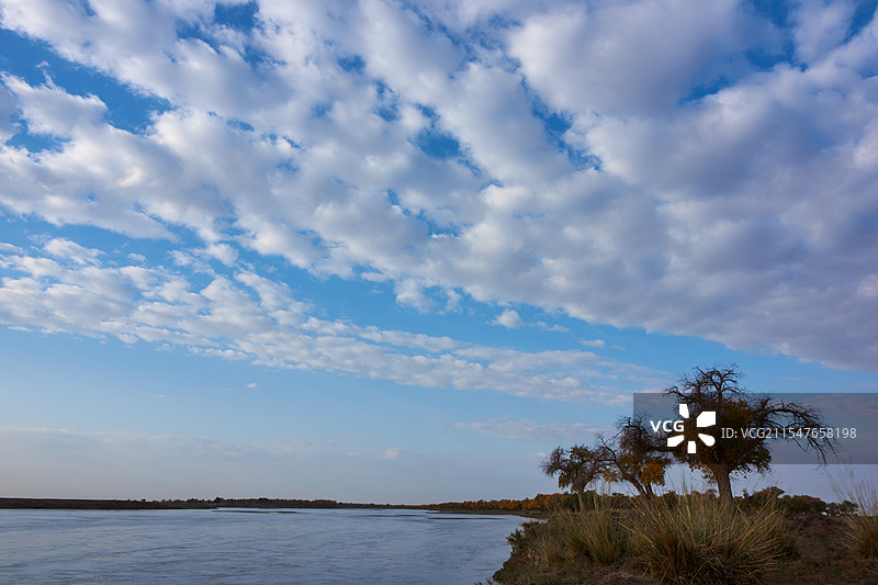 中国内蒙古黑水河风景图片素材