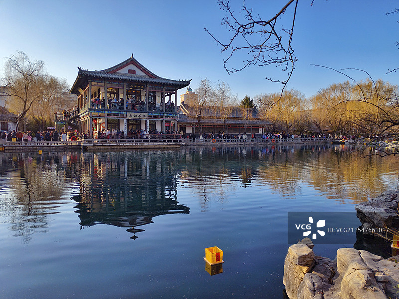 济南五龙潭图片素材