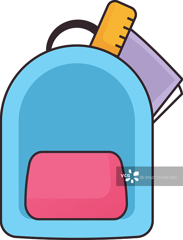 手绘的书包图片素材