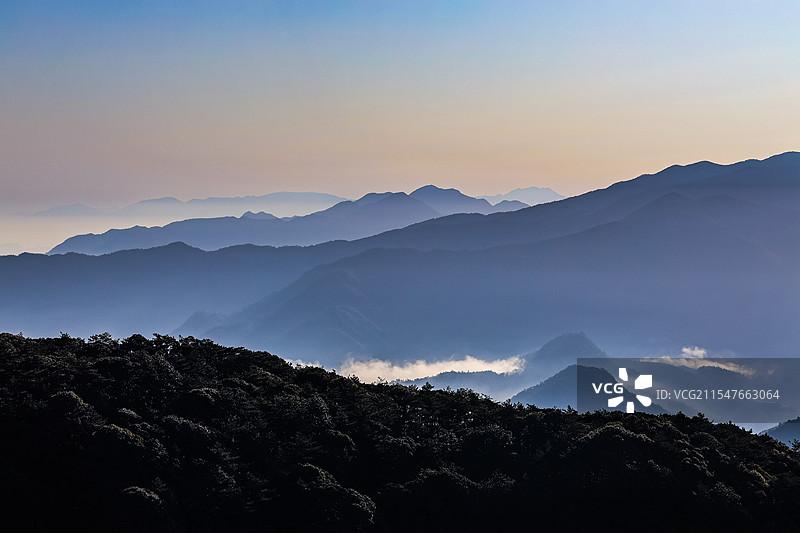 德化九仙山晨蔼图片素材