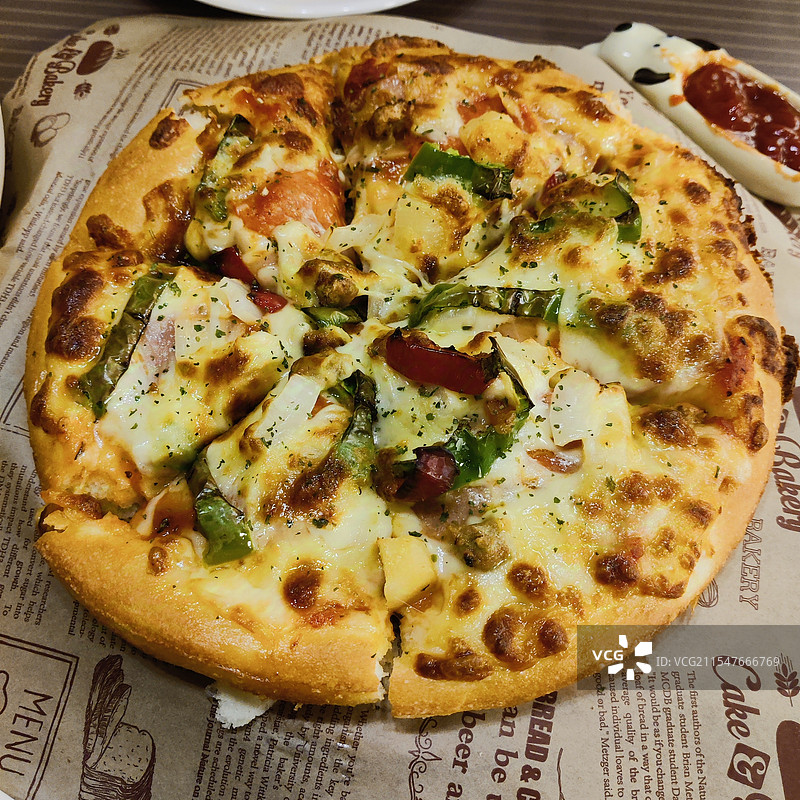 美味的披萨图片素材