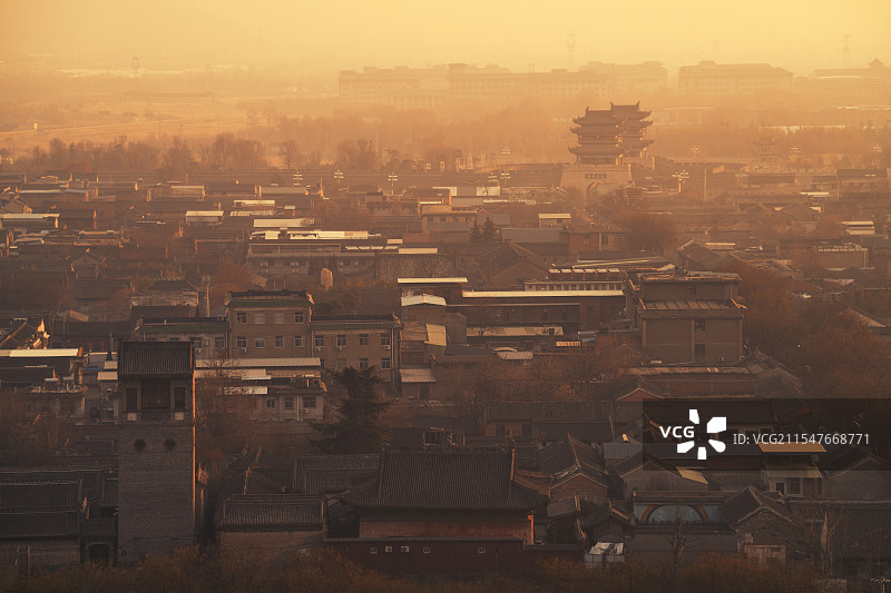 陕西韩城古城风景图片素材