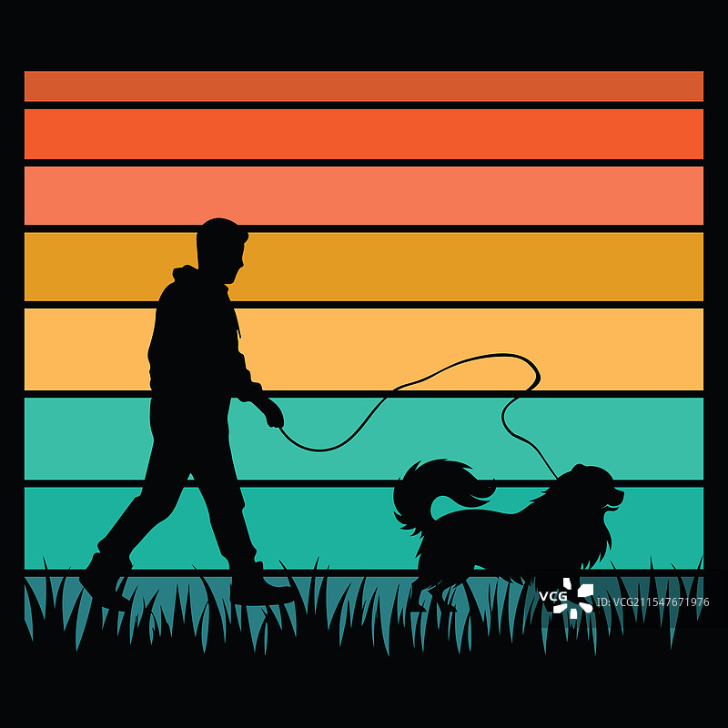 复古的日本狆图片素材