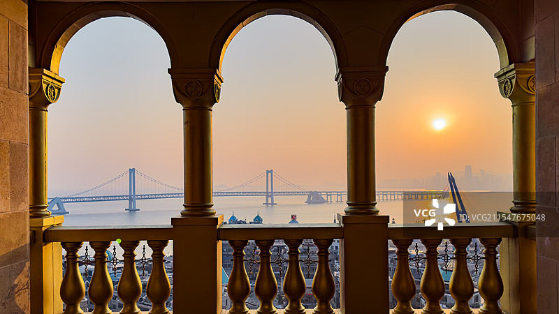 星海湾大桥图片素材