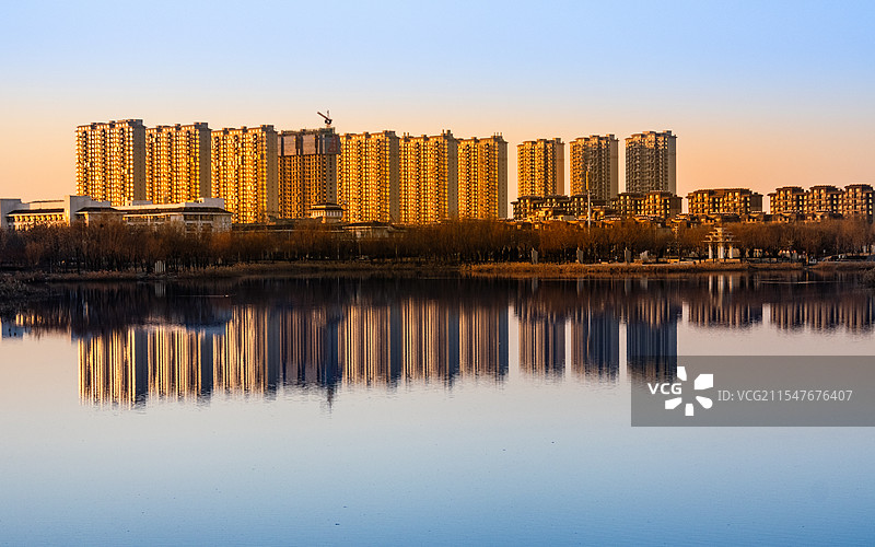 菏泽定陶漕运河湿地公园图片素材