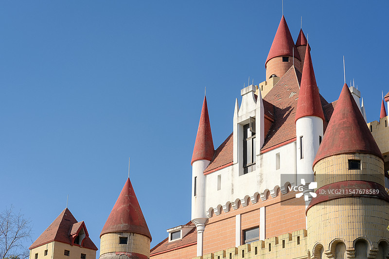 扬州仪征市 白沙公园 古城堡图片素材