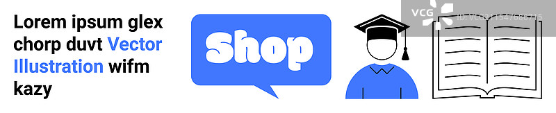 在线购物用于教育和学习图片素材