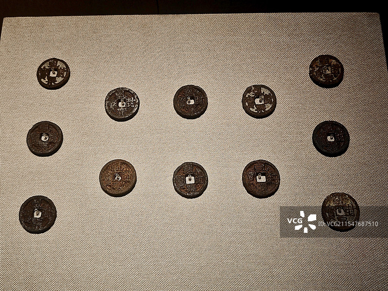 “乾封泉宝”铁钱 五代 长沙出土 湖南长沙博物馆藏图片素材