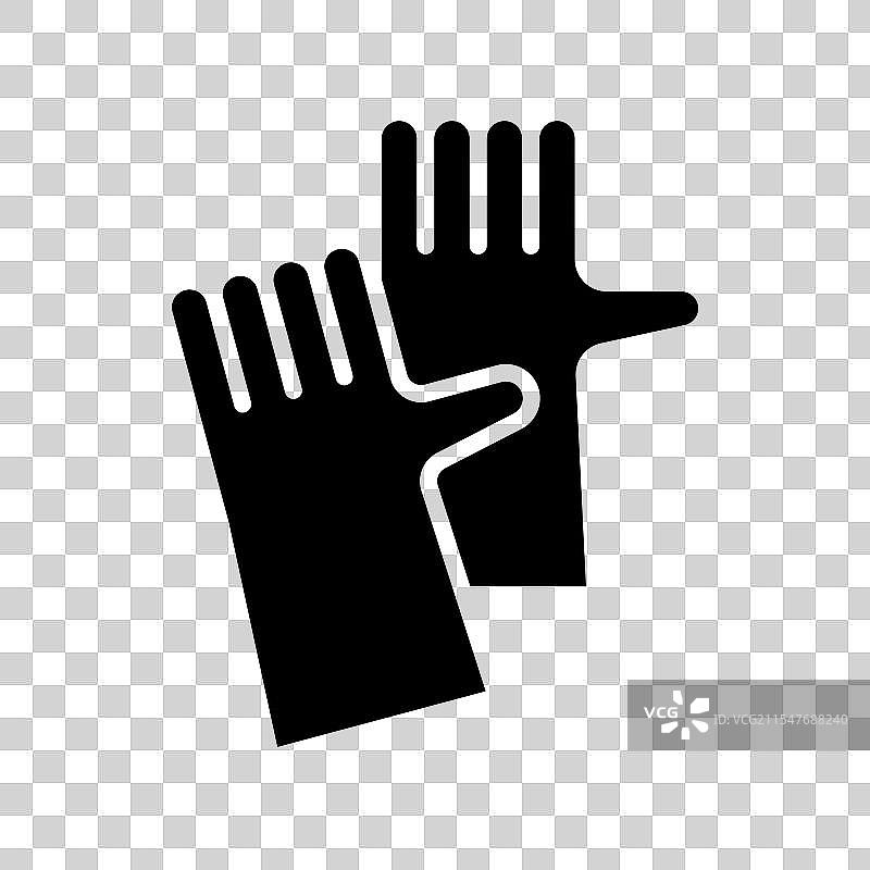 洗碗手套 家务清洁手套图片素材