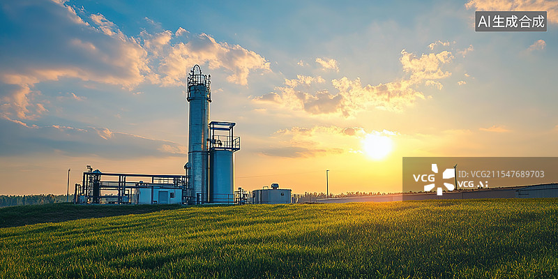 【AI数字艺术】新能源存储技术创新绿色能源解决方案钠离子电池和氢能的抽象可视化可持续发展概念图片素材