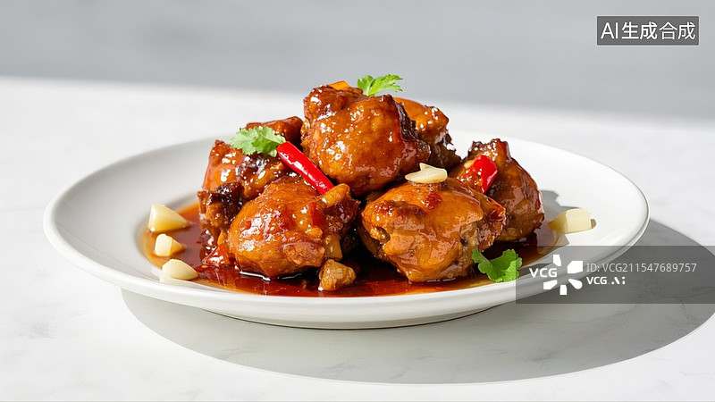 【AI数字艺术】三杯鸡图片素材