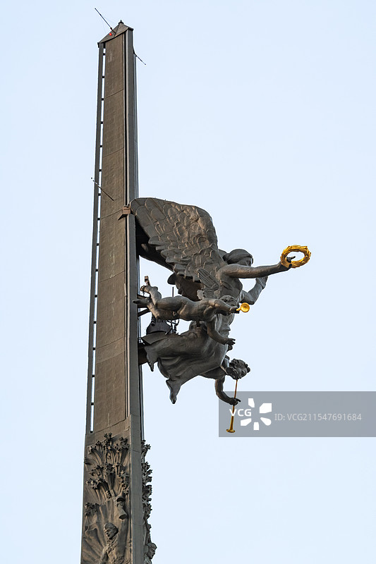 莫斯科胜利公园纪念碑雕像图片素材