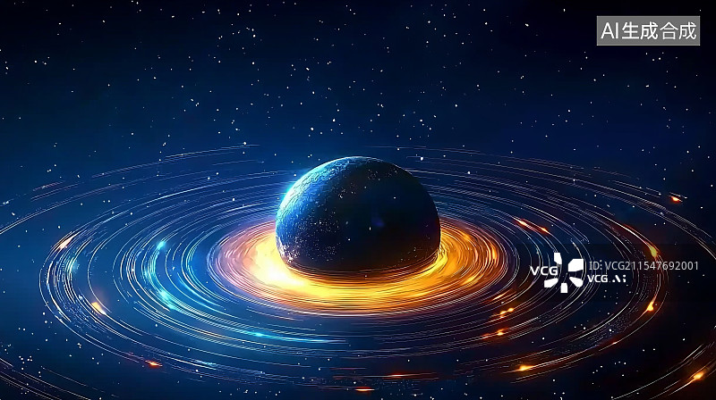 【AI数字艺术】宇宙星球行星恒星星星星空星球银河背景图图片素材