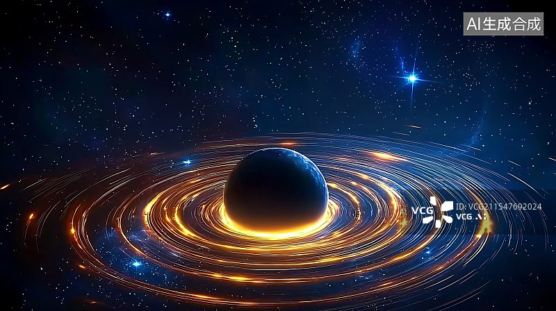 【AI数字艺术】宇宙星球行星恒星星星星空星球银河背景图图片素材