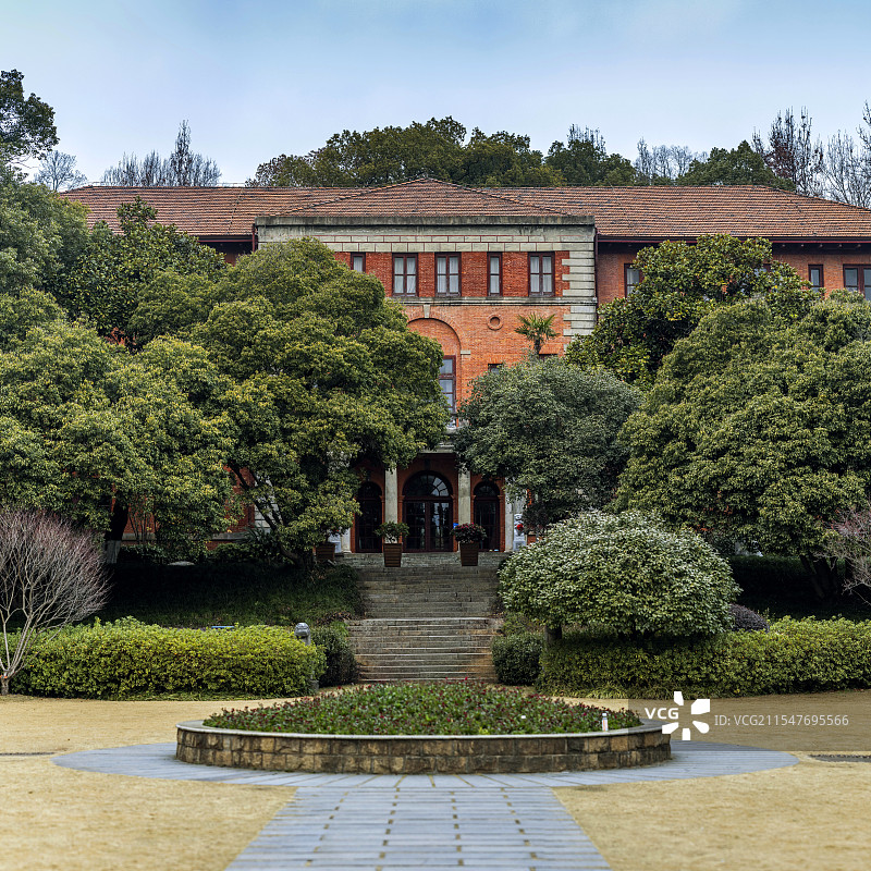 浙江大学之江校区主楼图片素材