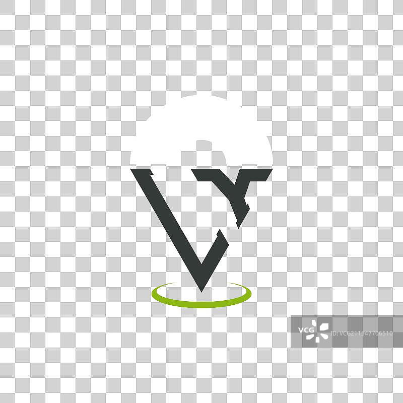 现代字母LY位置标志设计图片素材