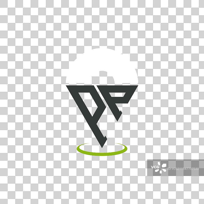 现代字母PP位置标志设计图片素材