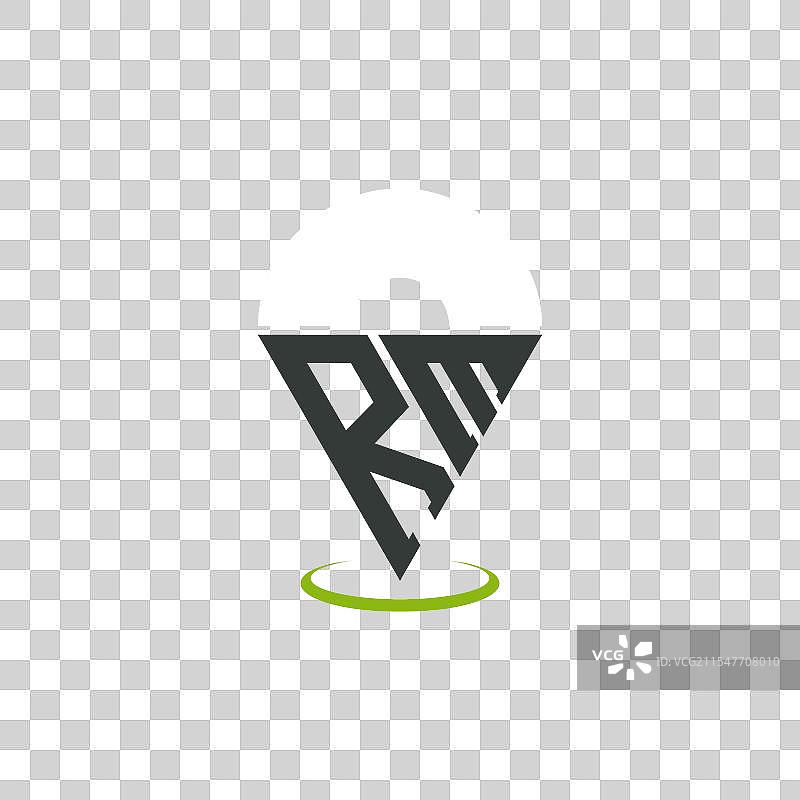 现代字母RM位置标志设计图片素材