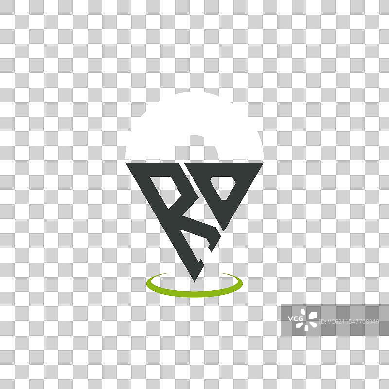 现代字母RO位置标志设计图片素材