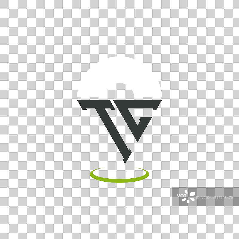 现代字母TC位置标志设计图片素材