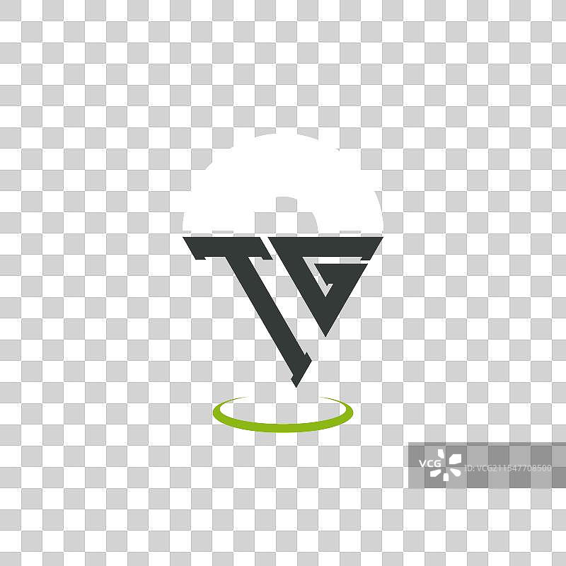 现代字母TG位置标志设计图片素材