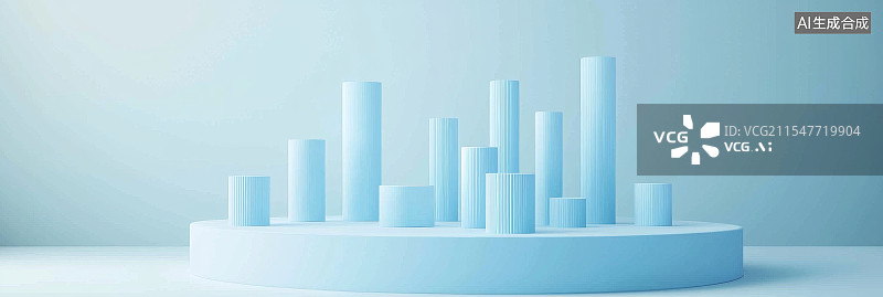 【AI数字艺术】极简风格未来城市建筑模型图片素材