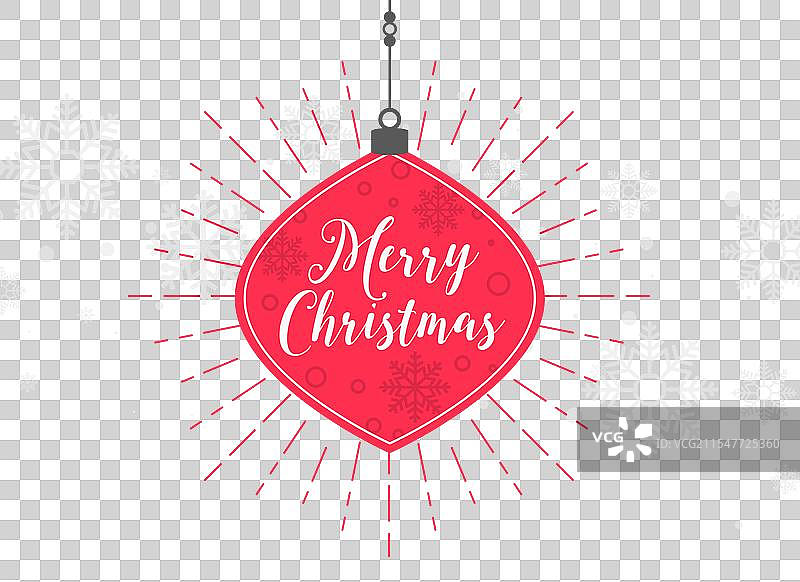 优雅的圣诞装饰球图片素材