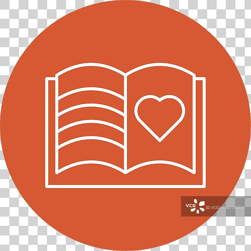 客人留言簿线条圆形图标图片素材