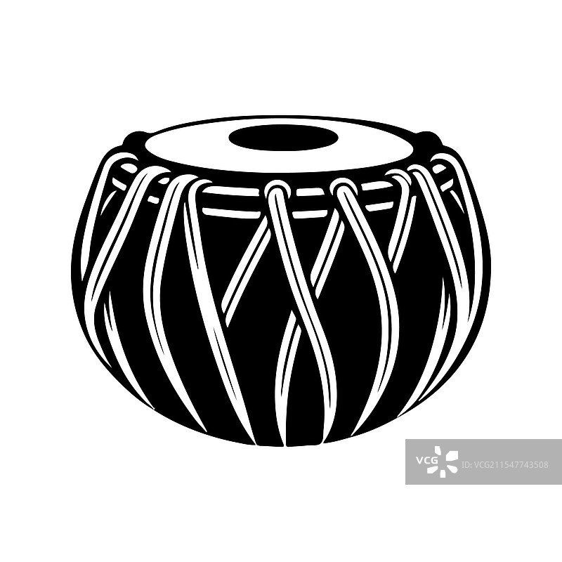 音乐主题的完美乐器轮廓图片素材