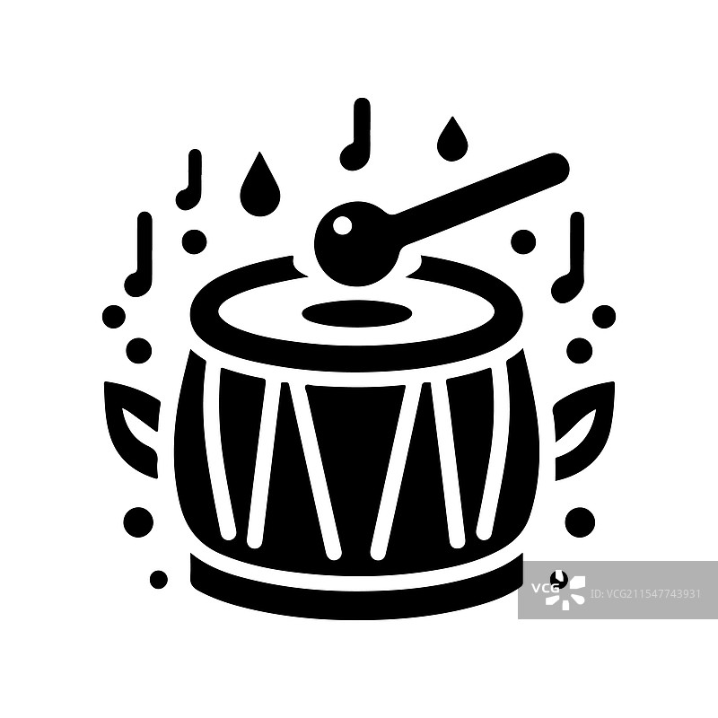 音乐主题的完美乐器轮廓图片素材