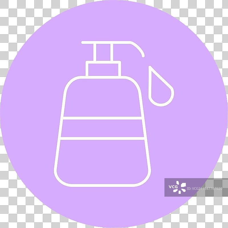 液体肥皂线条圆形图标图片素材