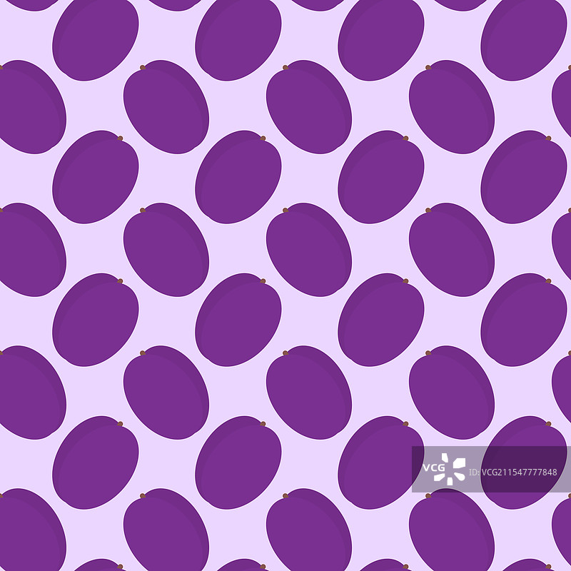 时尚紫色的成熟李子无缝图案图片素材