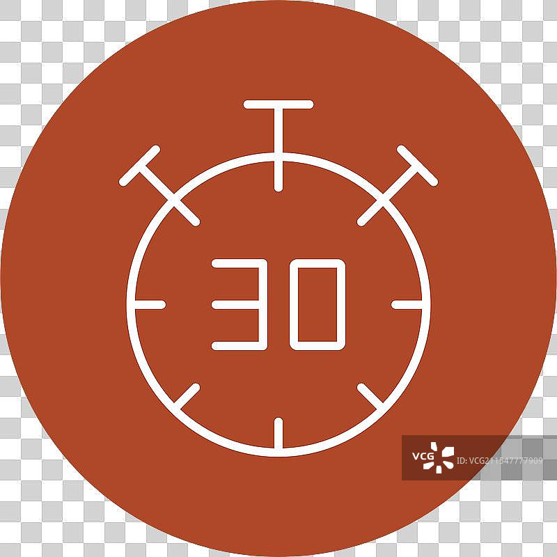 半场时间线圆形图标图片素材