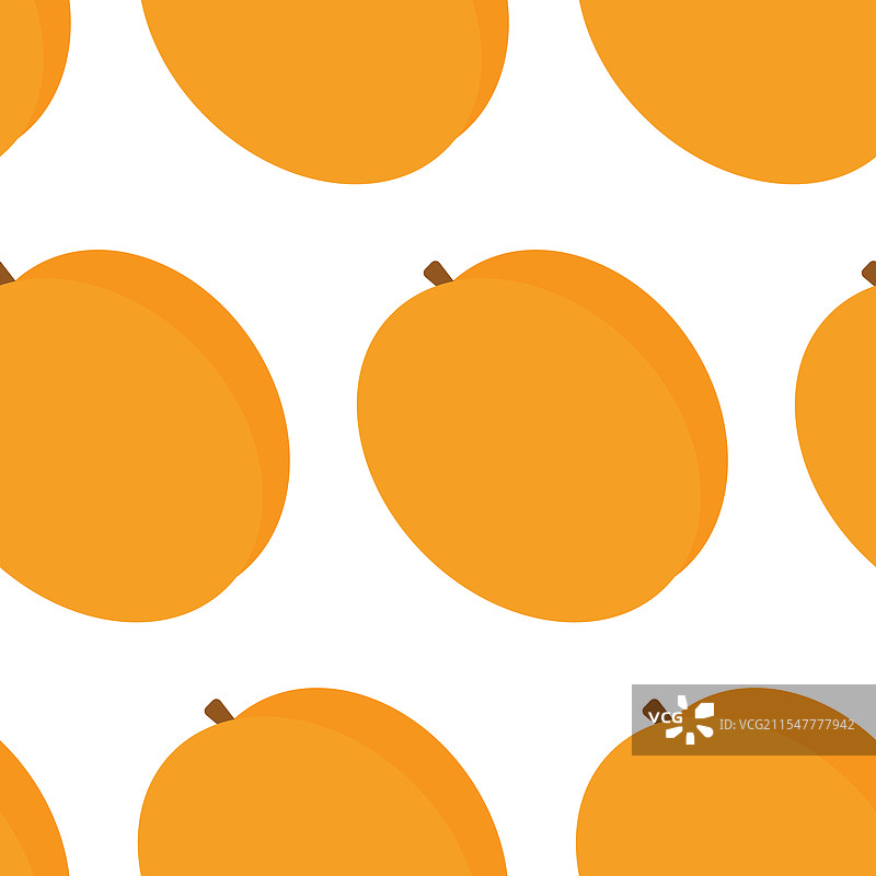 时尚的彩色杏子无缝图案图片素材