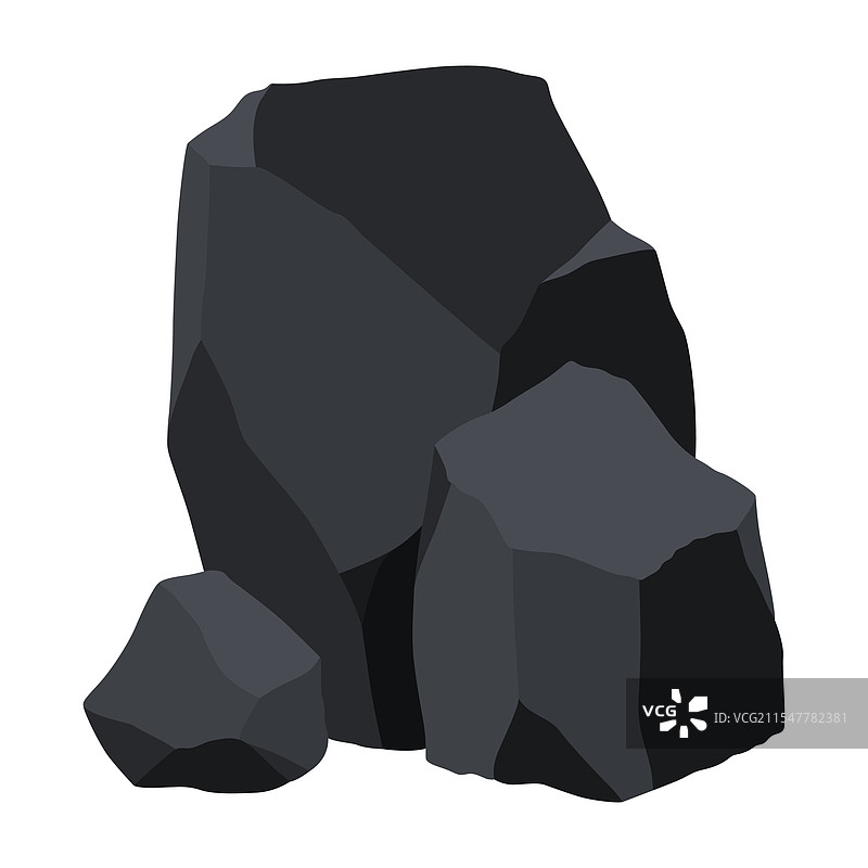 煤黑色矿物资源化石碎片图片素材