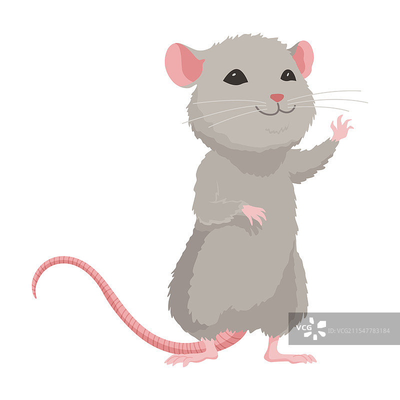 可爱的卡通小鼠展示它们的图片素材