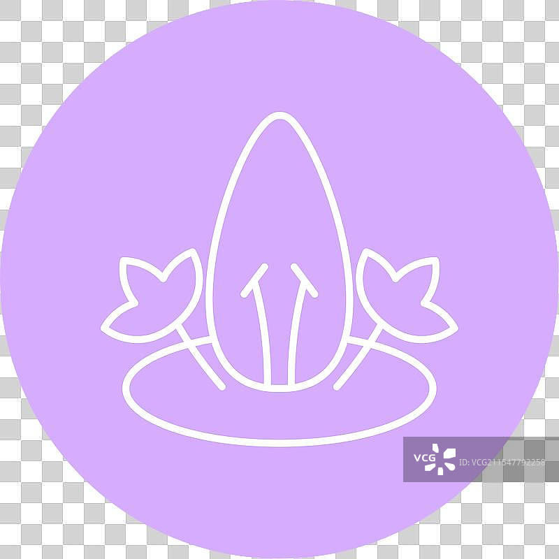 刺叶科线圈图标图片素材