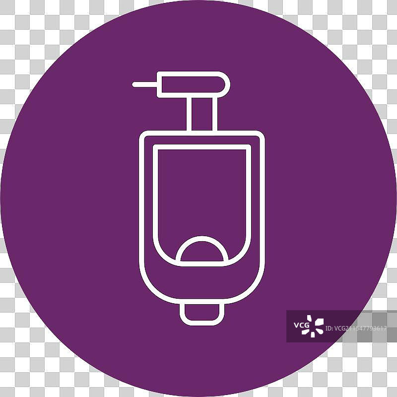 尿斗排队圆形图标图片素材