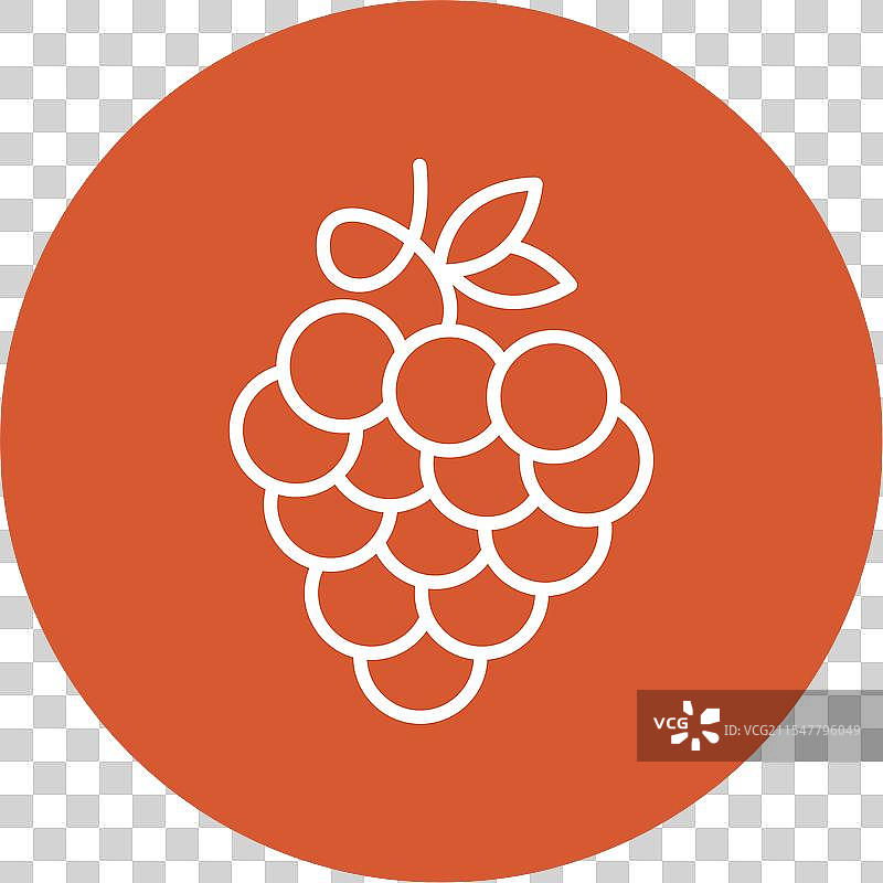 齐芬达葡萄线圈图标图片素材