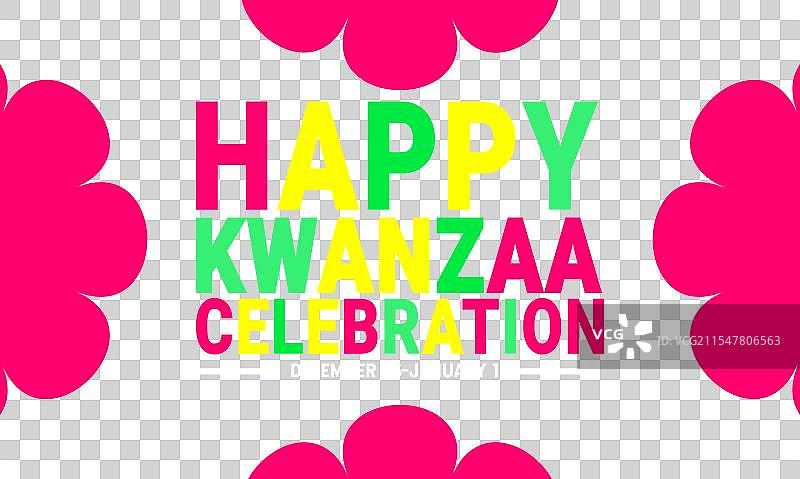 快乐的宽扎节庆祝活动概念图片素材