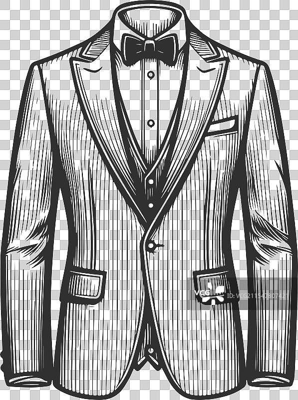 艺术晚礼服时装技术图纸图片素材